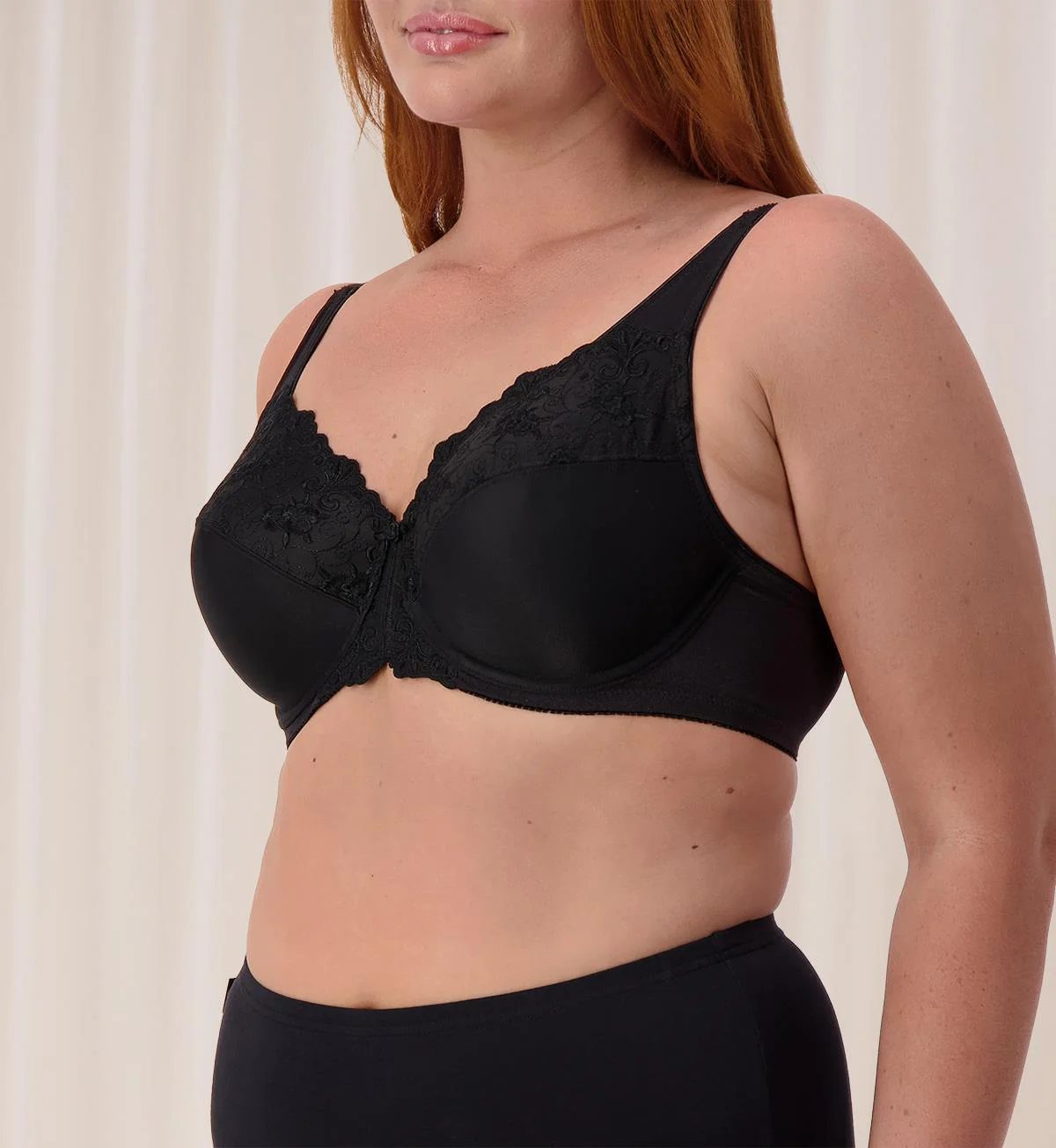 EMBROIDERED MINIMISER BRA - Image 4